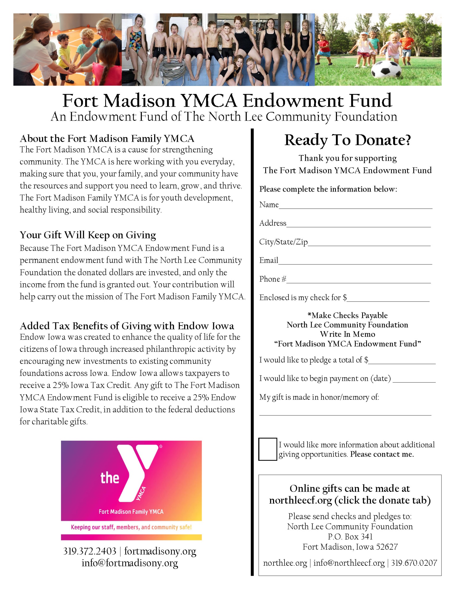 Endowment Fund Pledge Sheet